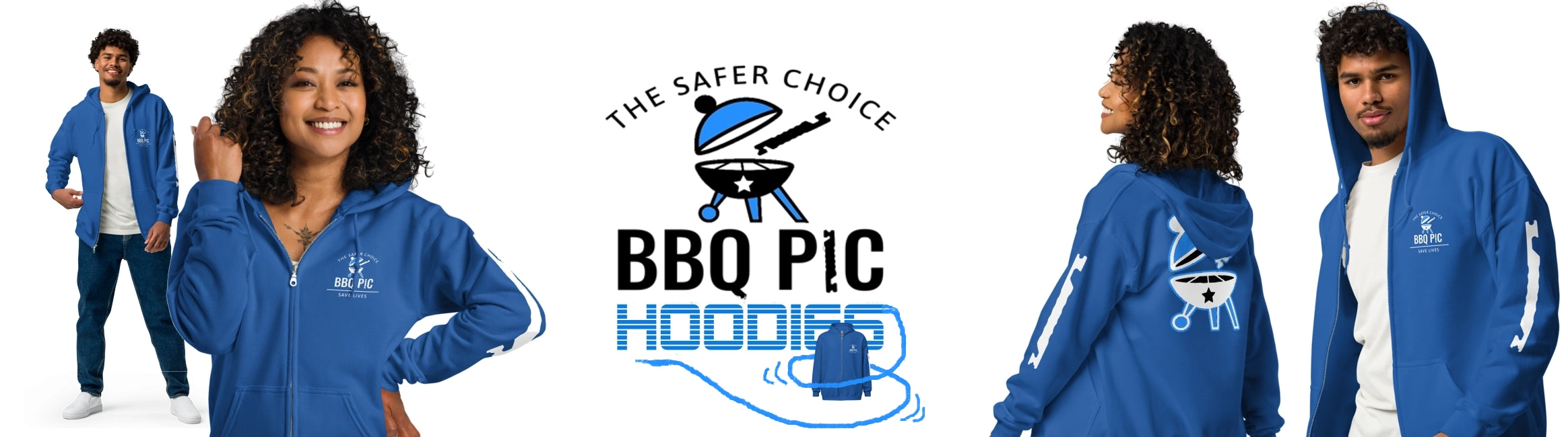 You can buy your own BBQ Pic Hoodie here. Become a BBQ Pic knife after receiving your BBQ Pic - The Excalibur of BBQ Scrapers for barbecue cleaning.
