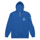 Blue BBQ Pic Hoodie without model.